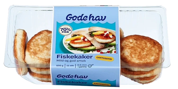 Fiskekaker laktosefri  550g