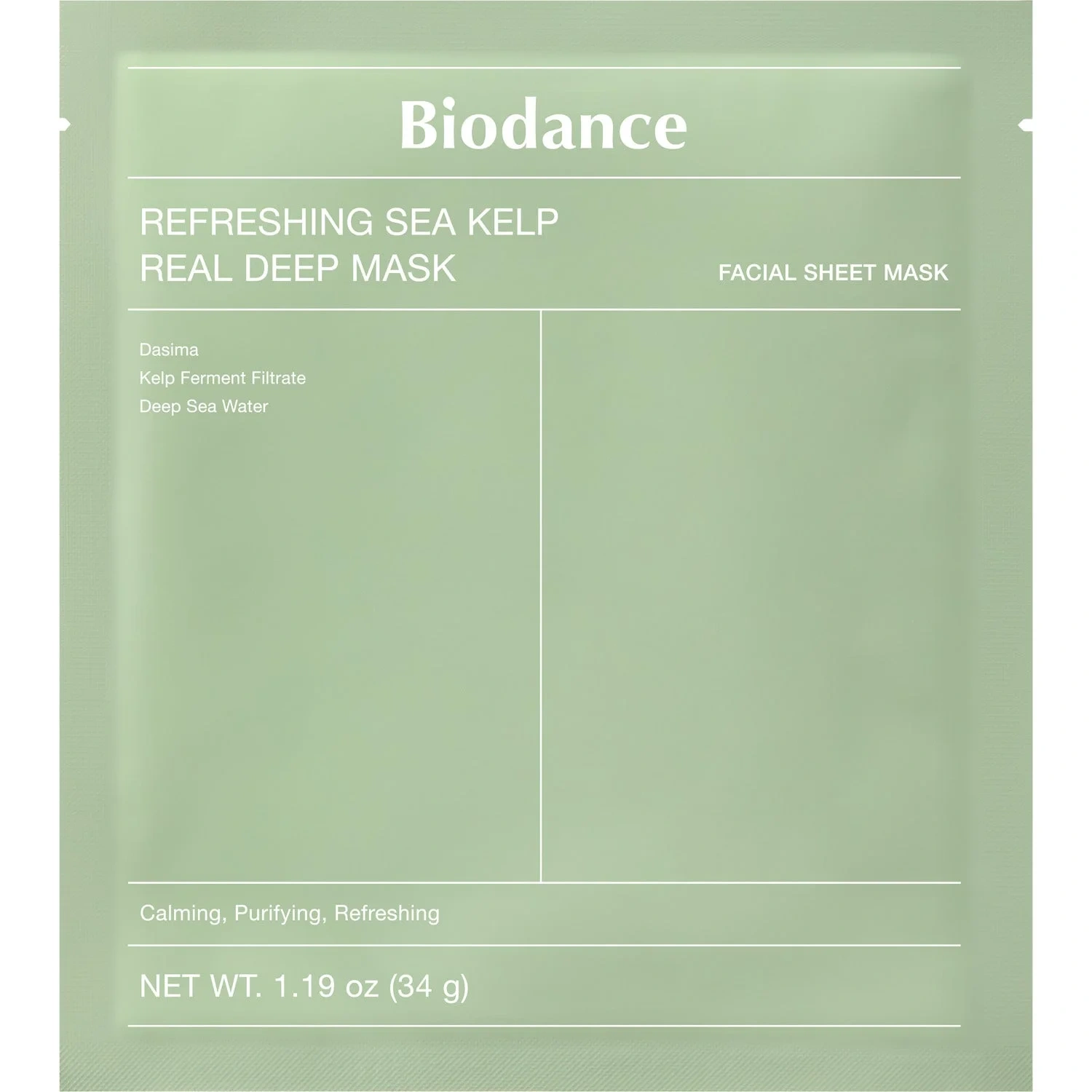Biodance Refreshing Sea Kelp Real Deep Mask