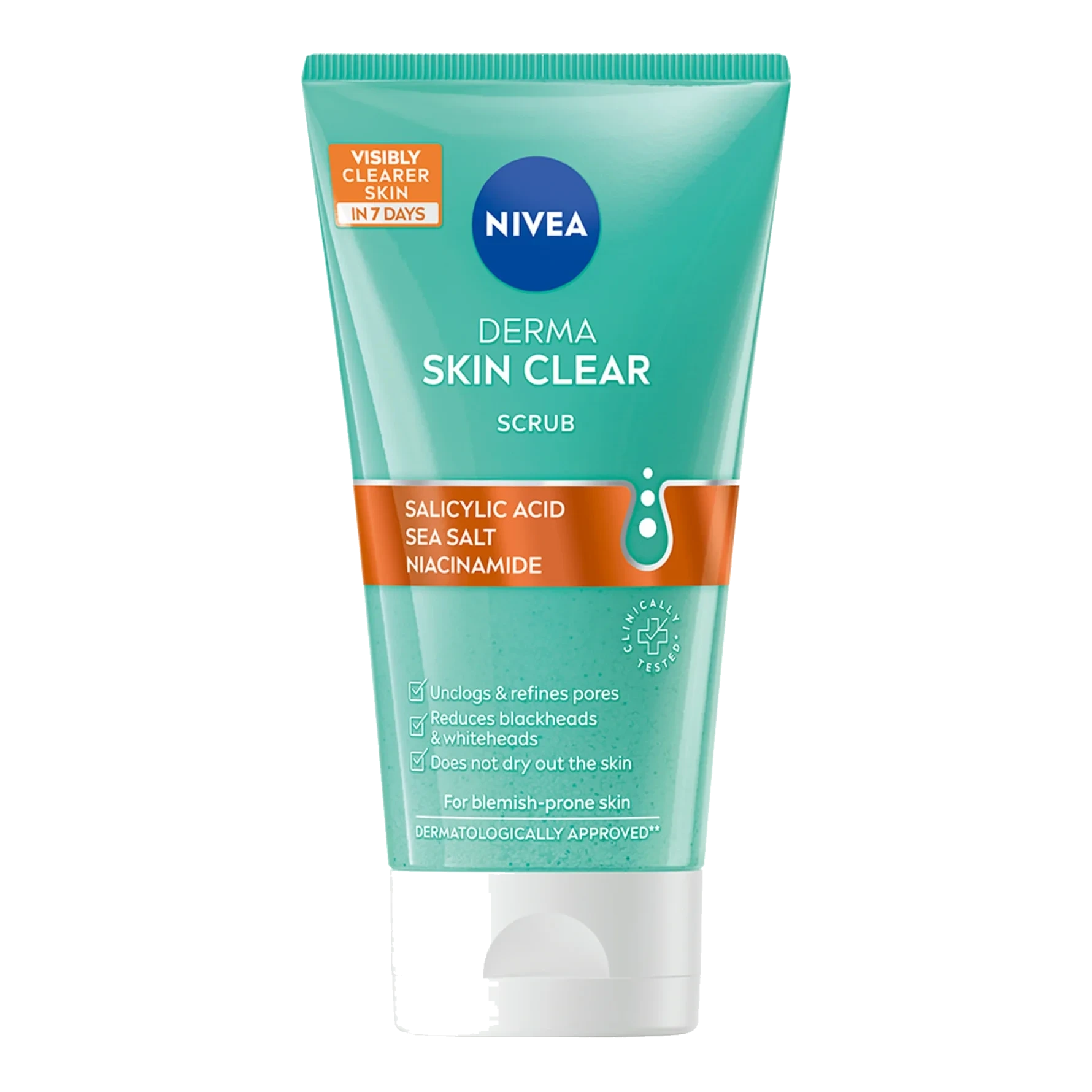 Nivea Derma Skin Clear Scrub, 150ml
