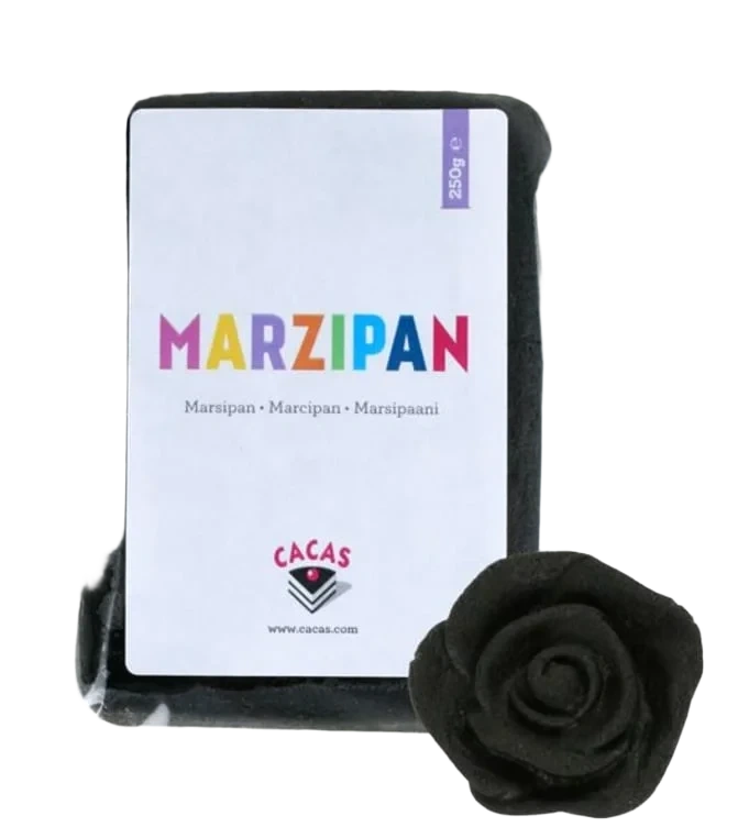 Marsipan Sort 250g Cacas