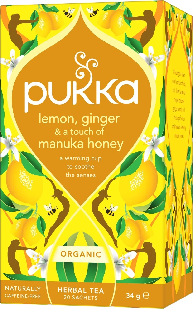 Örtte Lemon, Ginger, & Manuka Honey EKO
