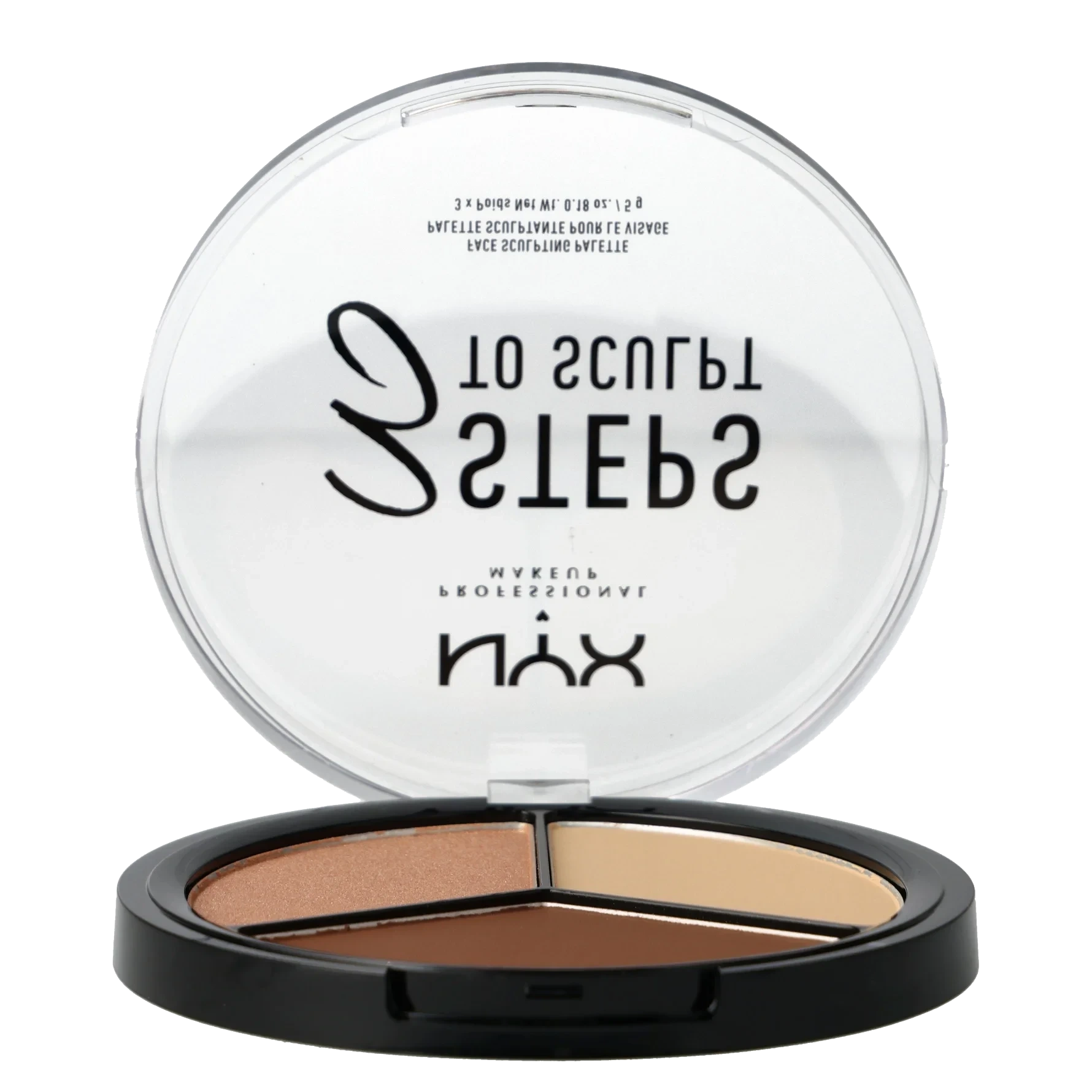 NYX PROFESSIONAL MAKEUP 3 Steps To Sculpt Face Palette Light
