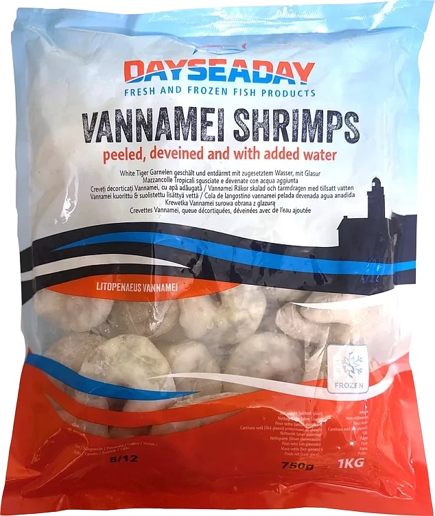 Scampi 8/12 u/skall u/hode Vn