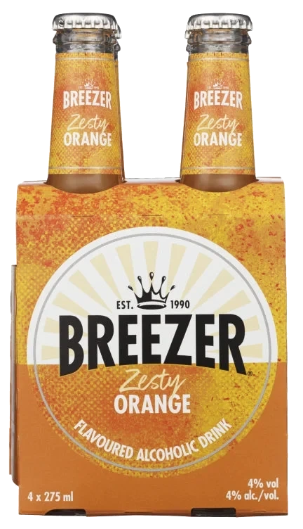 Bacardi Breezer Orange 27,5clx4 flaske