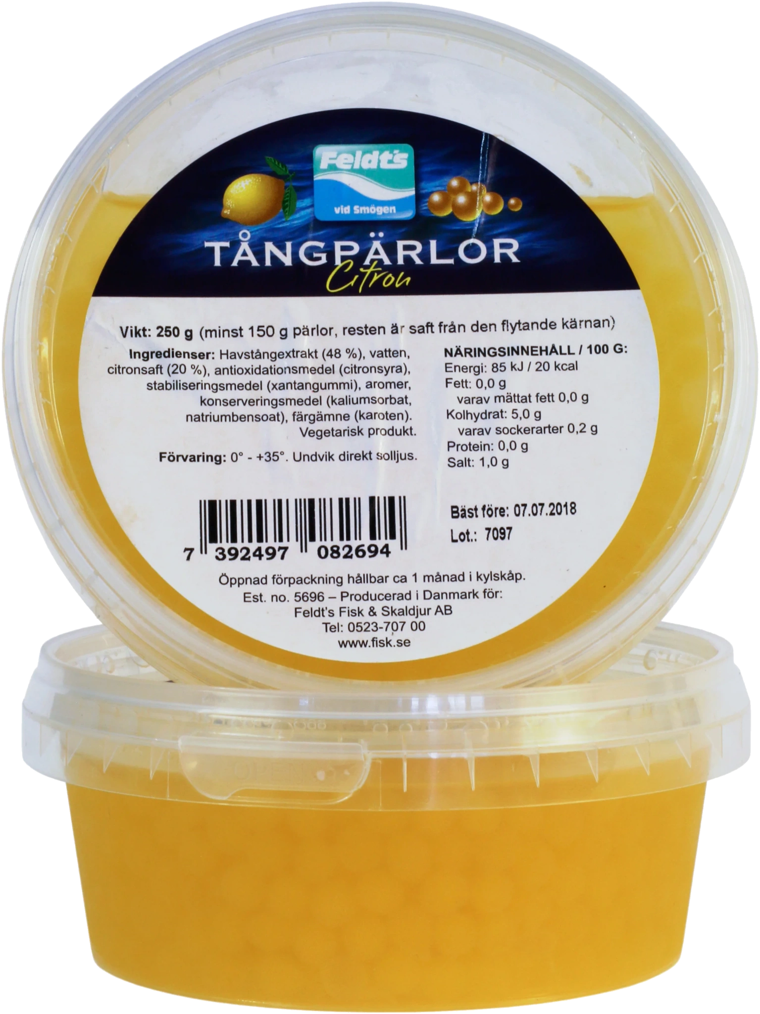 Tångpärlor, citron