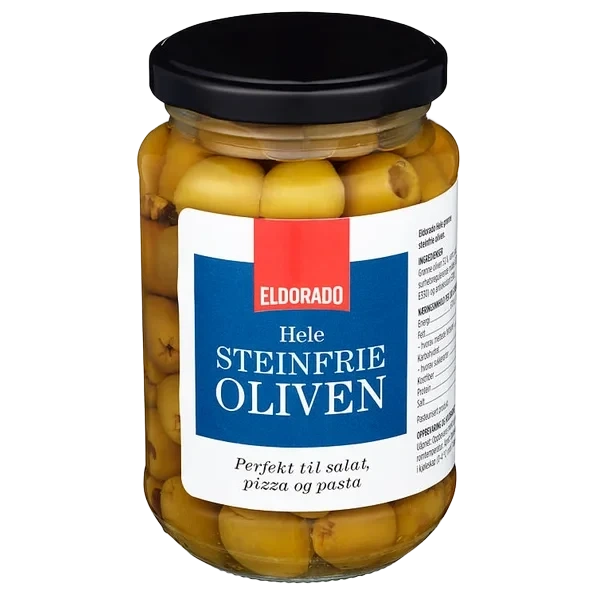 Oliven Grønn u/sten 335g Eldorado