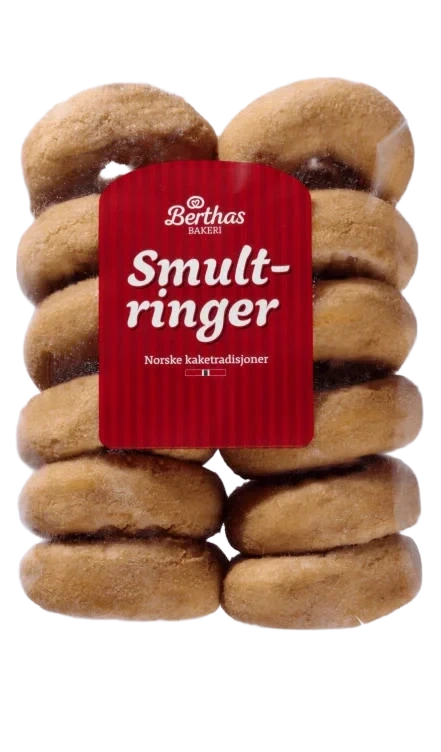 Smultringer 12stk 440g Berthas