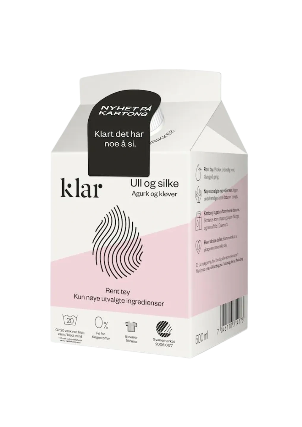 Klar Ull og Silke 500ml