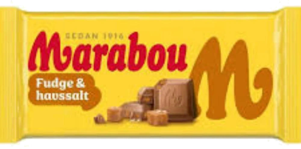 Marabou Fudge & Havsalt 160g