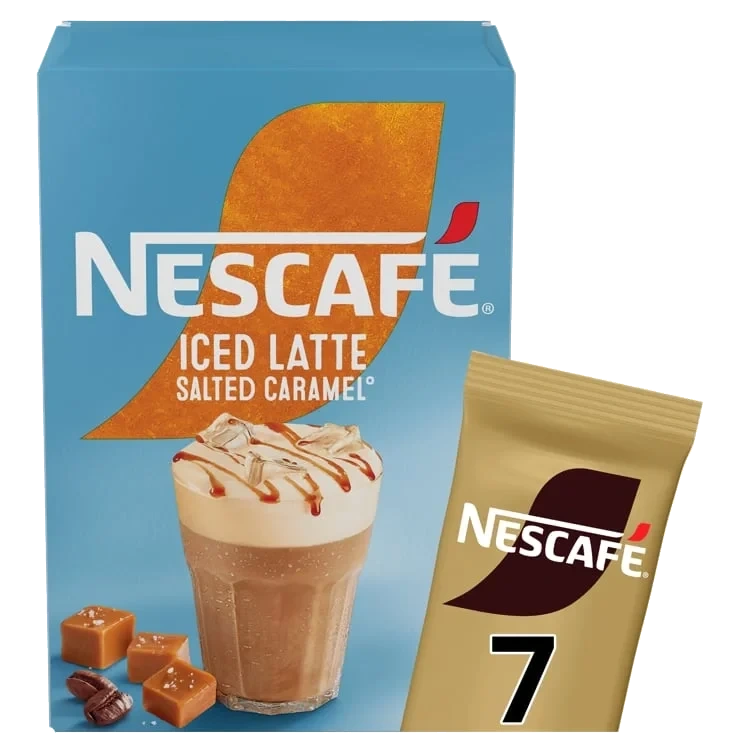 Nescafe gold iced latte salted caramel  101.5g