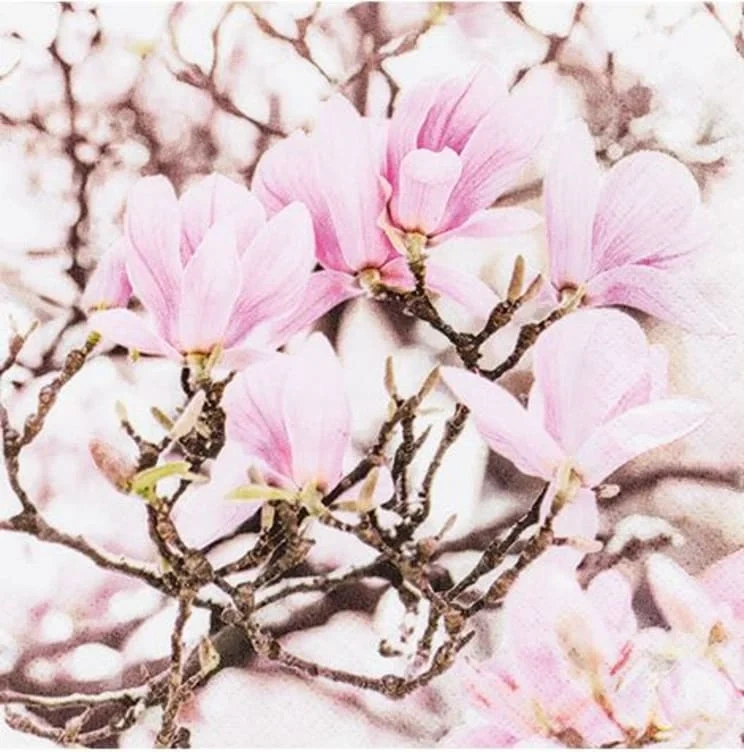 Serviett Lunsj Magnolia 20stk Unik