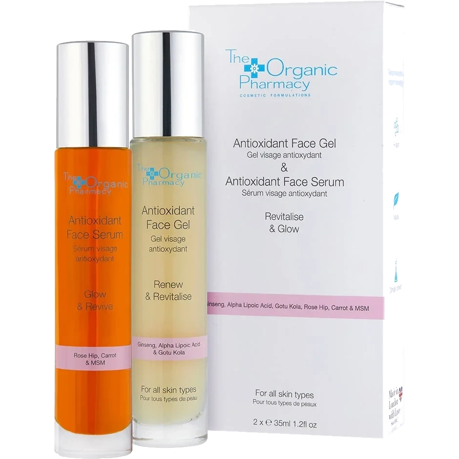 The Organic Pharmacy Antioxidant Face Serum + Antioxidant Face Gel 2 x 35 ml