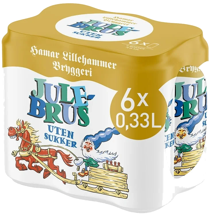 Hamar Julebrus Lett 0,33lx6 boks