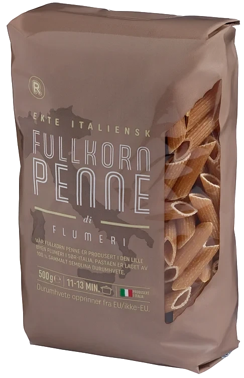Penne fullkorn   500g