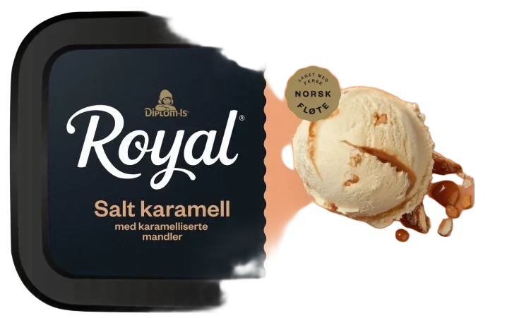Royal Is Salt Karamell 0,9l Diplom-Is