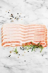 Bacon skiv stack