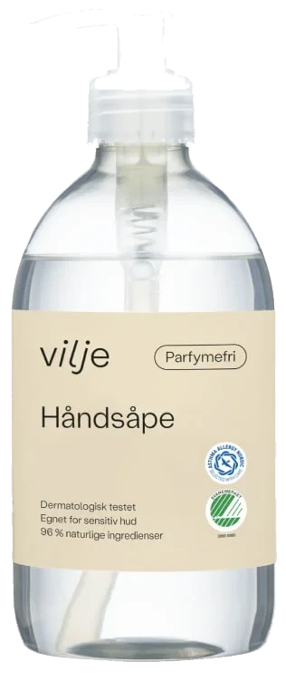Vilje Håndsåpe Parfymefri 500ml