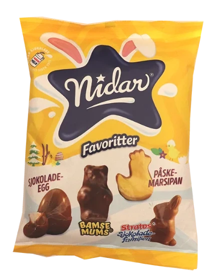 Nidar Favoritter Påske 225g