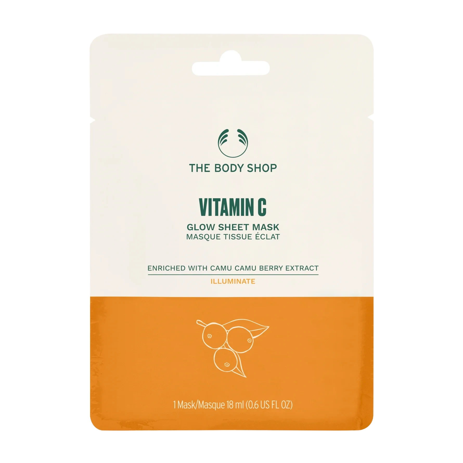 THE BODY SHOP Vitamin C Glow Sheet Mask 18 ml
