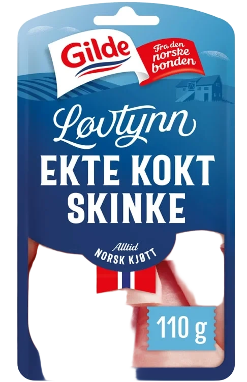 Skinke Løvtynn 110g Gilde