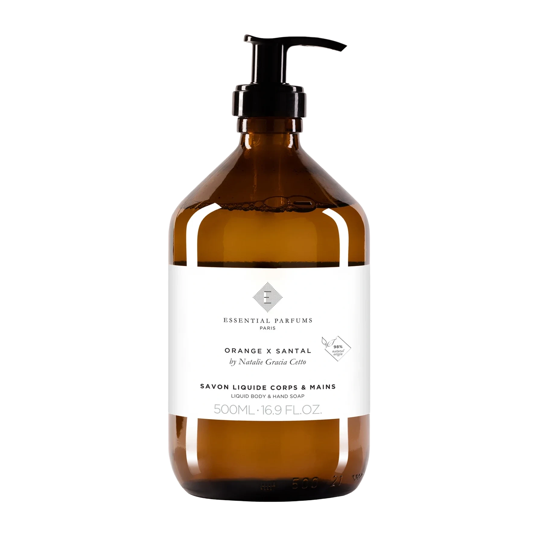 Essential Parfums Orange X Santal By Nathalie Gracia-Cetto Hand And Body Soap 500 ml