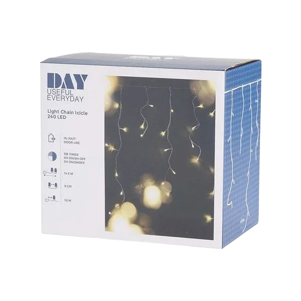Lyslenke Istapper - 240 LED