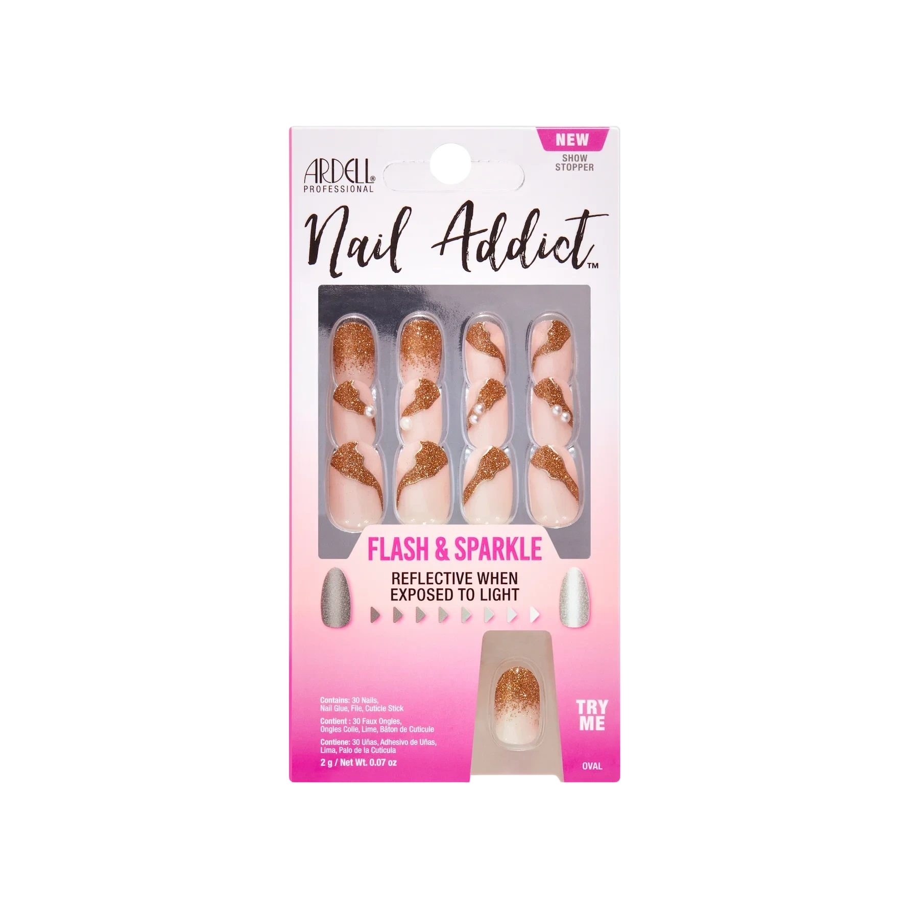Ardell Nail Addict Flash & Sparkle Show Stopper