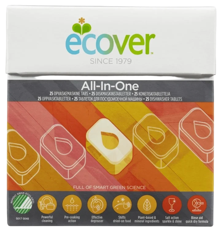 Oppvaskm.tablett All In One 500g Ecover