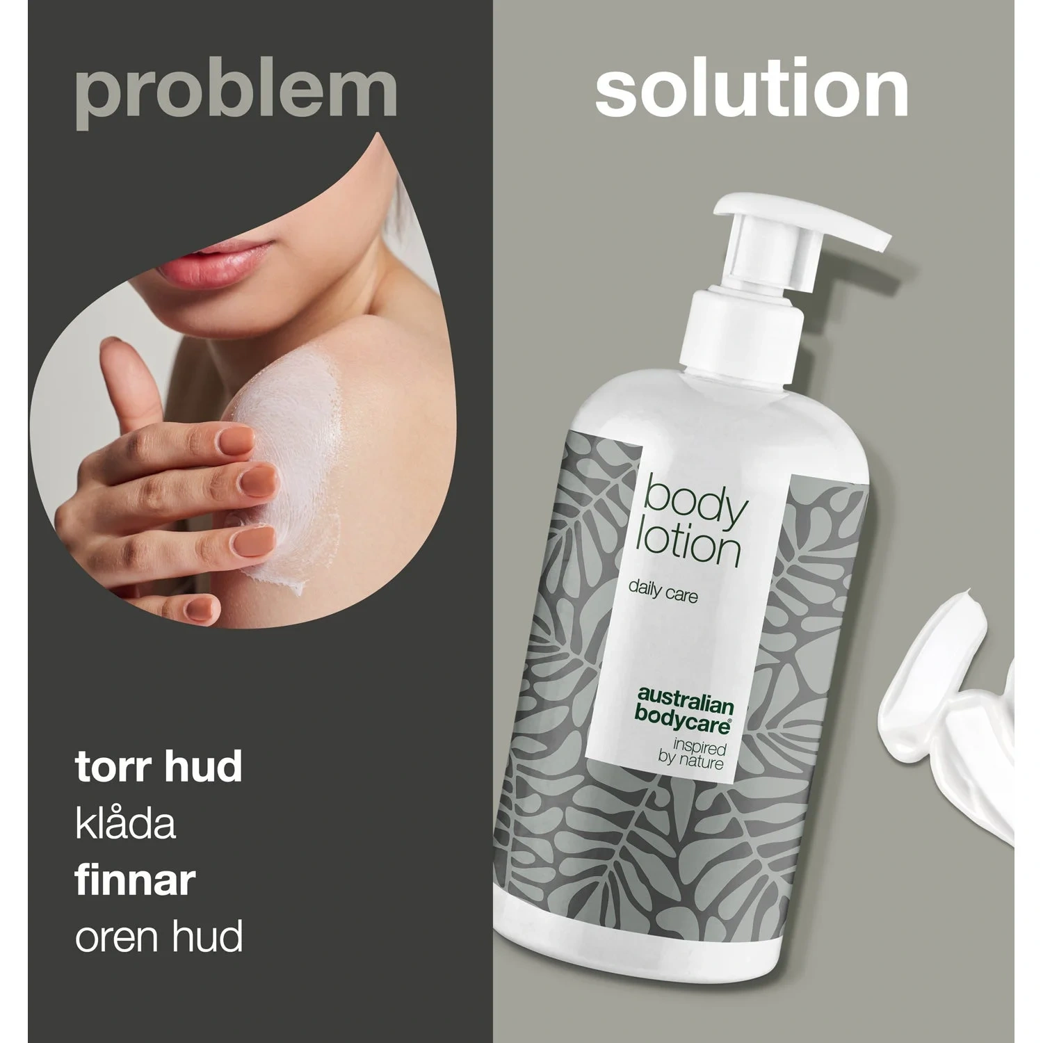 Body Lotion för torr och oren hud