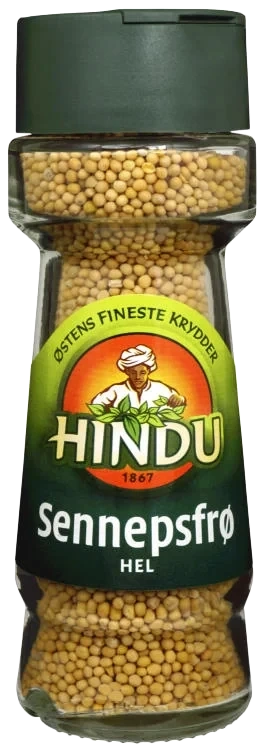 Sennepsfrø 50g glass Hindu