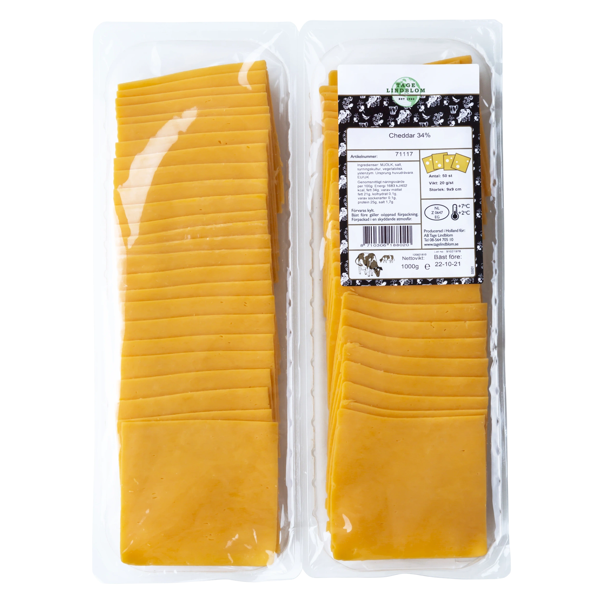 Skivad Röd Cheddar
