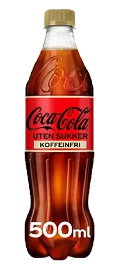 Coca Cola Zero Sugar Zero Caffeine 0,5l