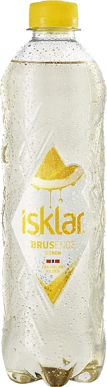 Isklar Sparkling Brusende Sitron 0,5l