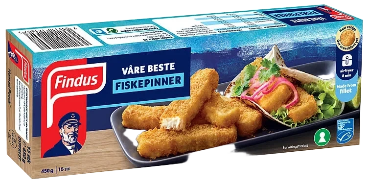 Våre Beste Fiskepinner 450g