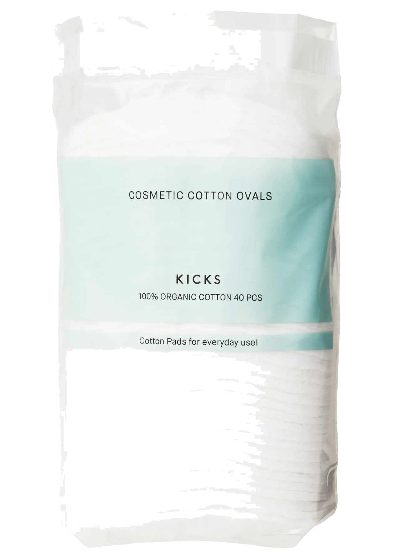 KICKS Beauty Organic Cotton Oval Pads 40 pcs