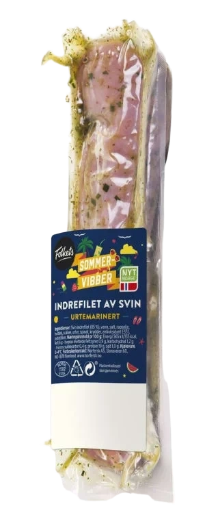 Svin Indrefilet Urtemarinert Ca570g Sommervibber