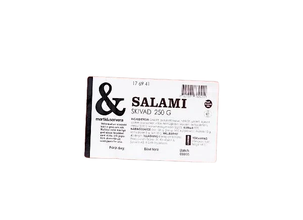 Salami skivad