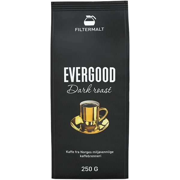 Evergood Dark Roast Filtermalt 250g