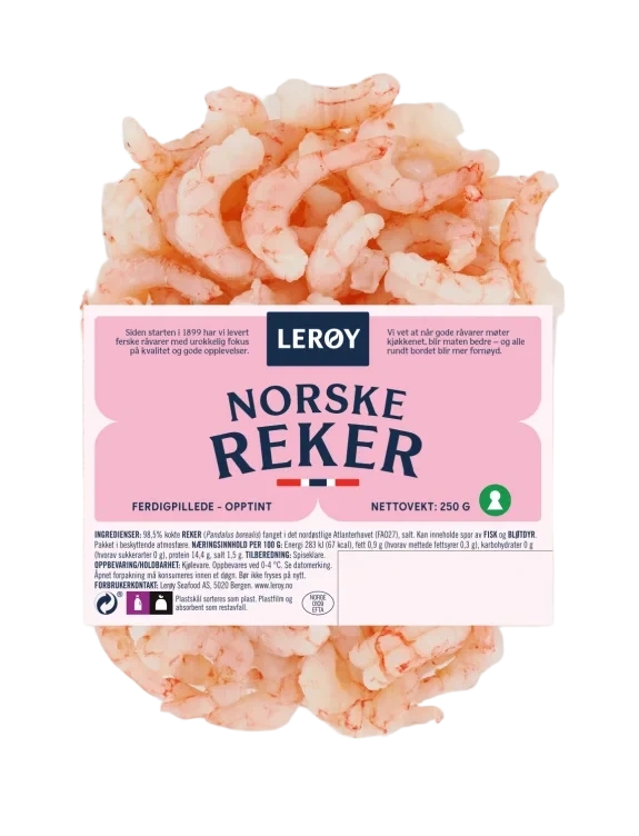Reker Norske Ferdigpillede 250g Lerøy