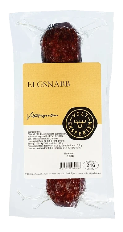 Elgsnabb speket  300g