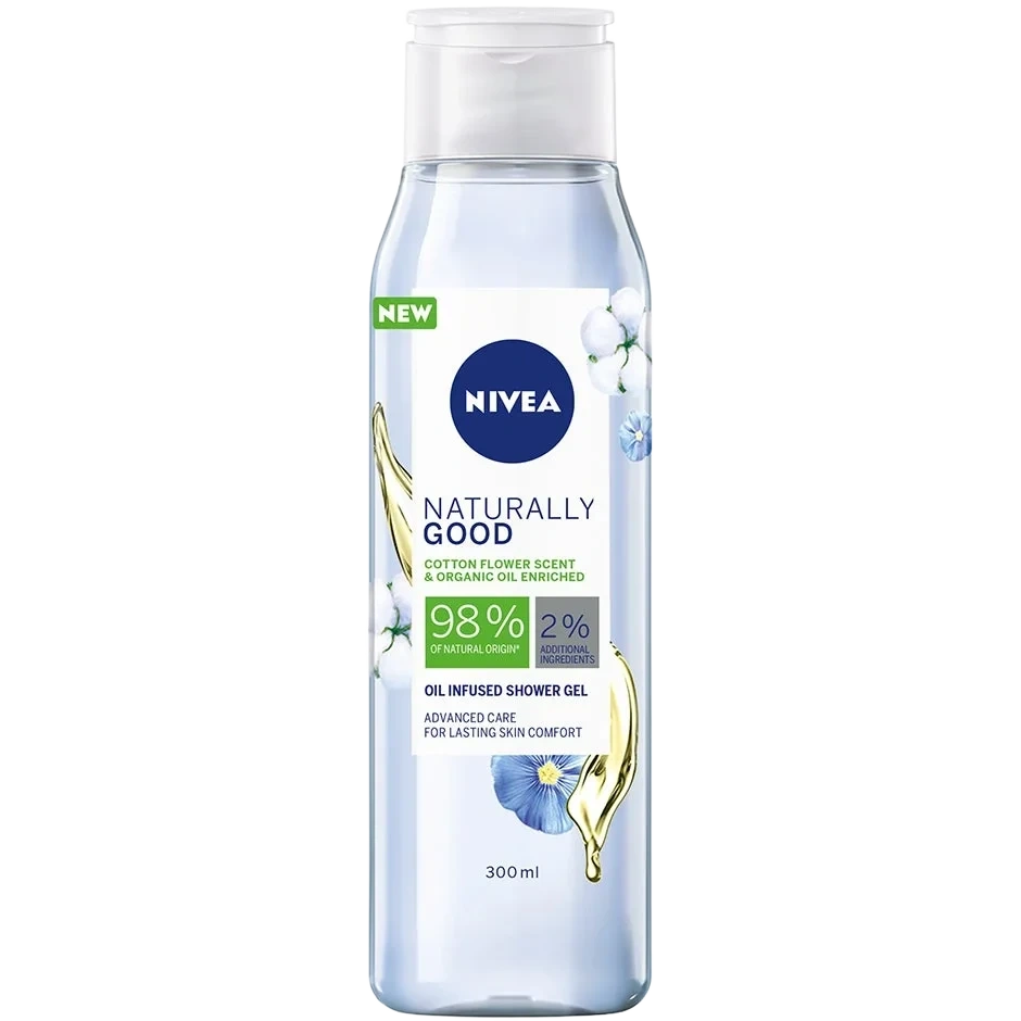 Nivea Shower Naturally Good Cotton Flower 300ml