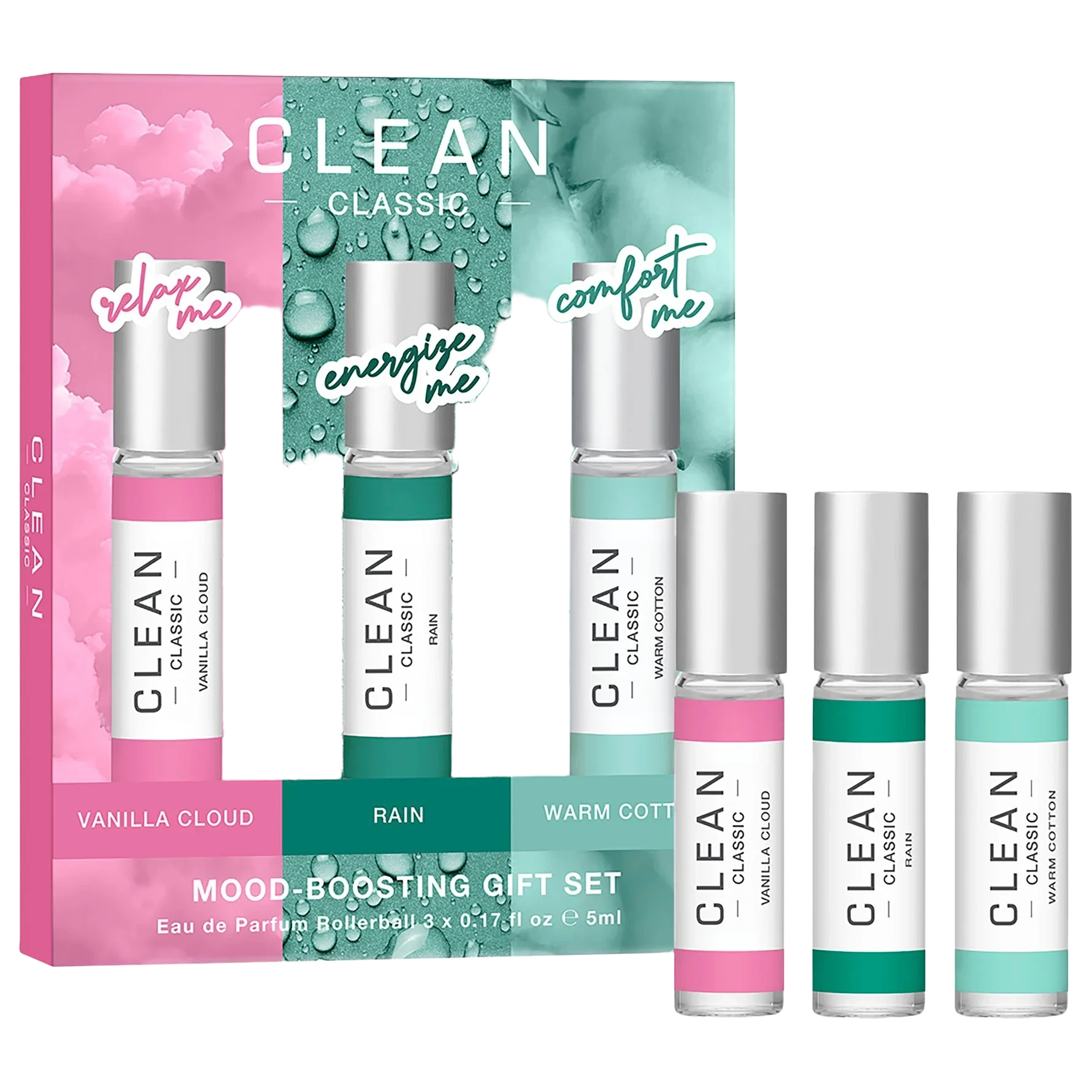 Clean Classic Layering Rollerball Gift Set