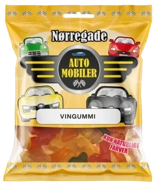 Nørregade Automobiler Vingummimix 70g