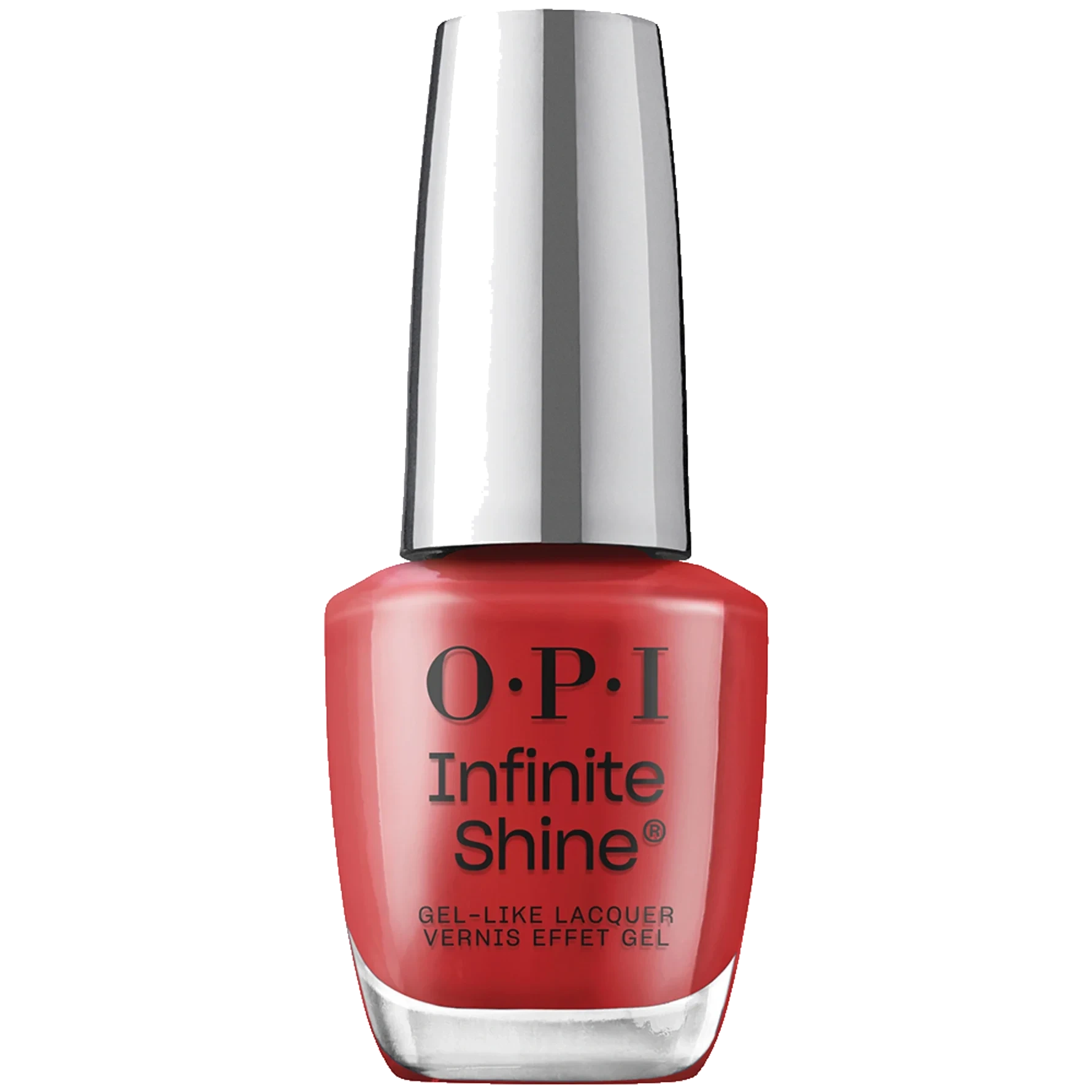 OPI Infinite Shine Nail Polish Big Apple Red