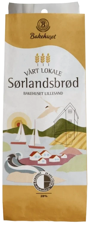 Sørlandsbrød 750g Bakehuset