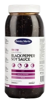 Black Pepper Soya Sauce 2500g Santa Maria