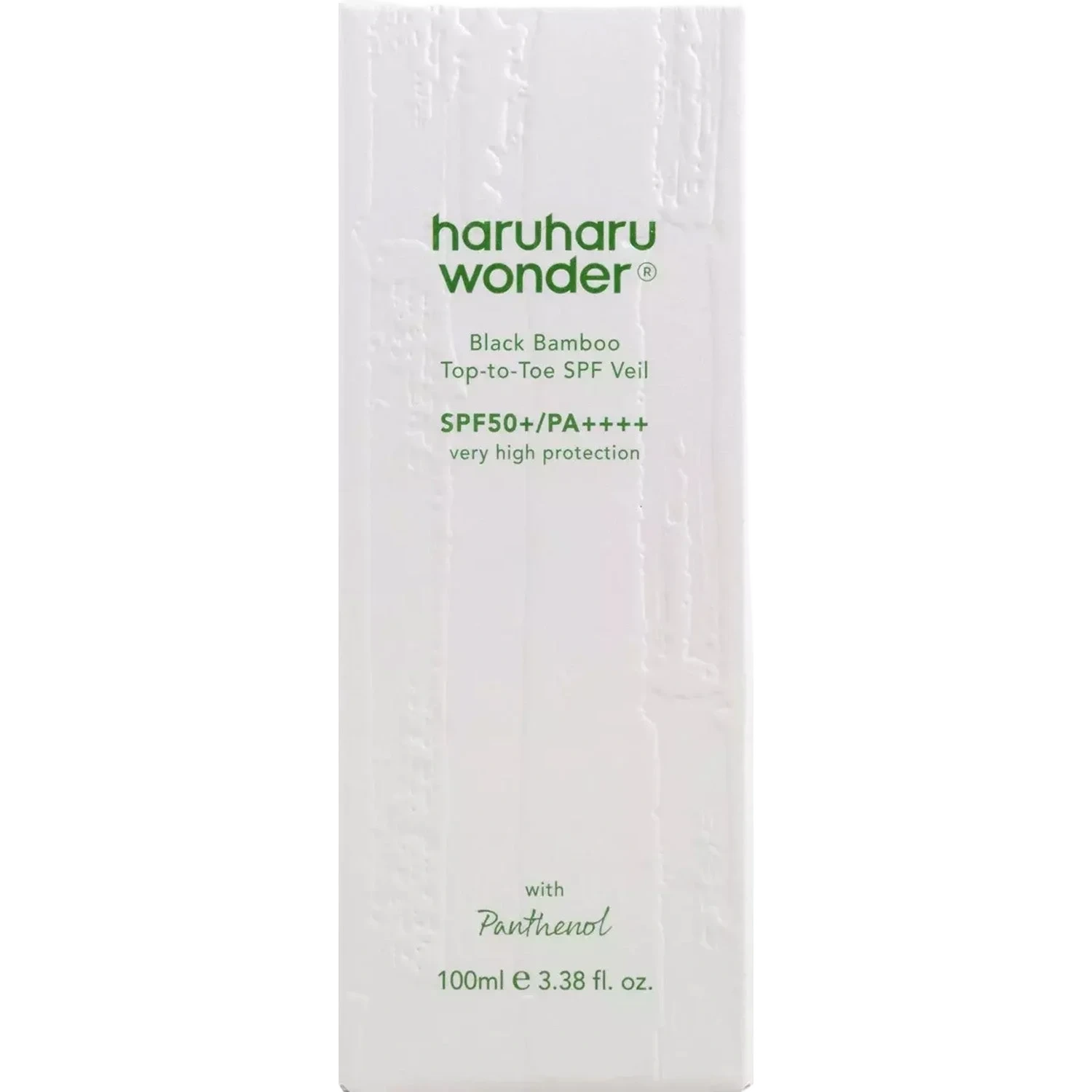 haruharu wonder Black Bamboo Top-to-Toe SPF Veil SPF50+ PA++++