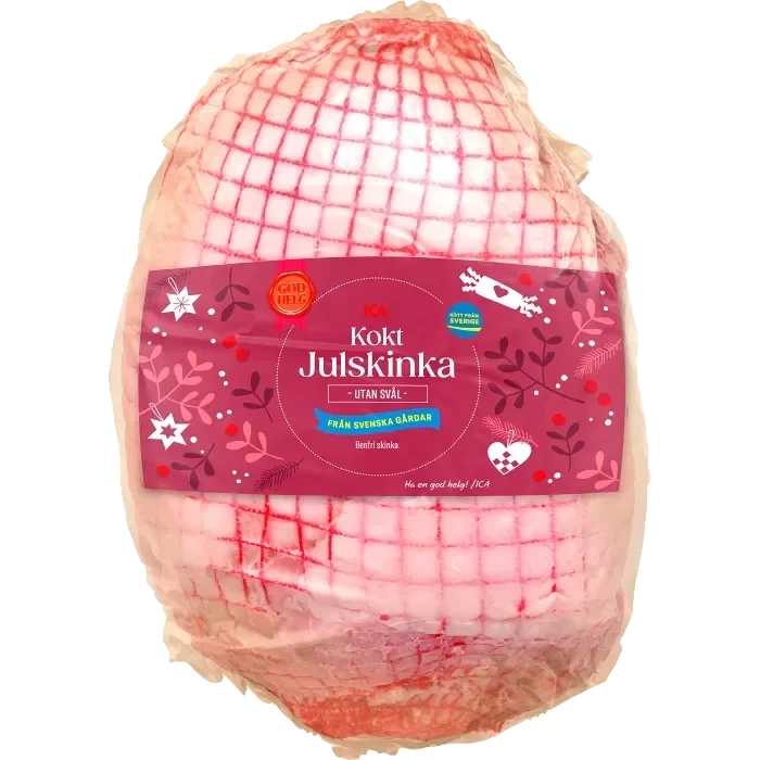 Julskinka Färsk Kokt utan svål ca 2kg ICA