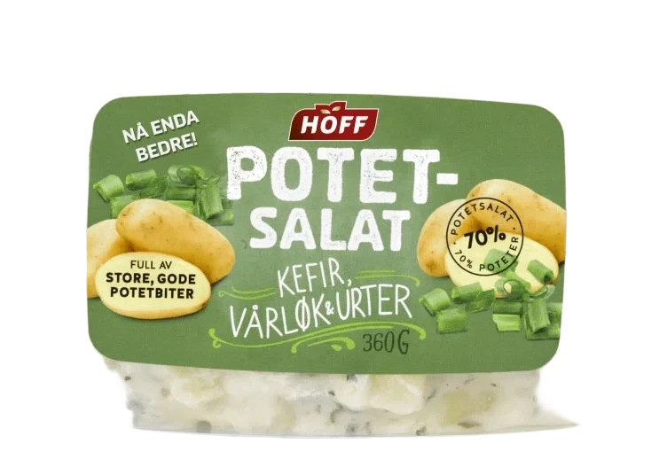Potetsalat Vårløk og Urter 360g Hoff