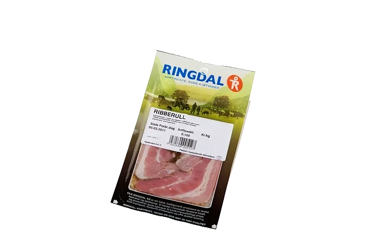 Ribberull i skiver    100g